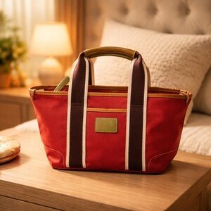 COACH 6260 Pink Mini Hamptons Nylon Purse Bag